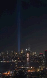 城市 纽约 鸟瞰 地平线 都市