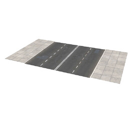 C4D模型 马路 