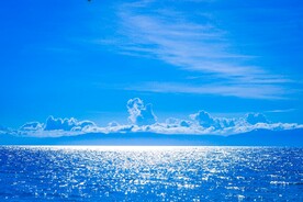 天空 云 蓝天 大海