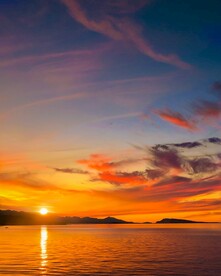 晚霞 夕阳 日出