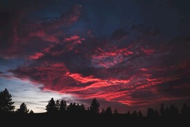 晚霞 夕阳 日出 傍晚