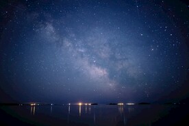 星空 大海夜晚