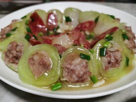 冬瓜酿肉卷
