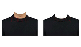 男人圆领证件照衣服素材PSD