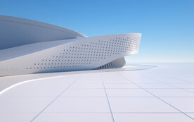 抽象建筑 空间场景 c4d