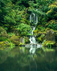 溪流自然风景