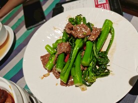 芥蓝炒牛肉