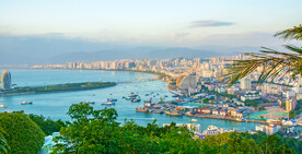 三亚城市全景