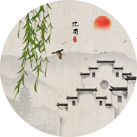 圆形装饰画
