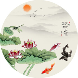 圆形装饰画