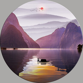 新中式山水画