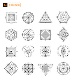 魔法巴洛克几何图案