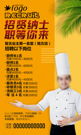 厨师招聘