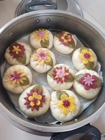 花朵包子