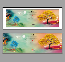 水墨油画
