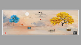 水墨油画