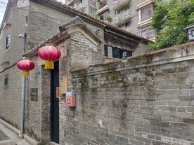 古建筑 自然景观 老房子 树木
