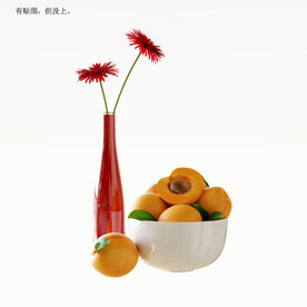 C4D模型杏子