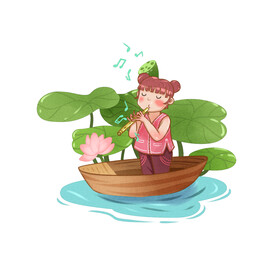 荷花女孩