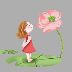 荷花女孩