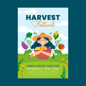丰收节庆祝活动海报
