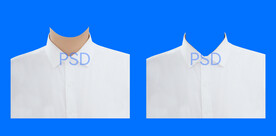 男人白衬衫衣服素材psd