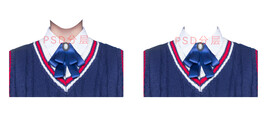 小女孩证件照衣服素材psd