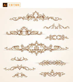 欧式藤蔓花纹