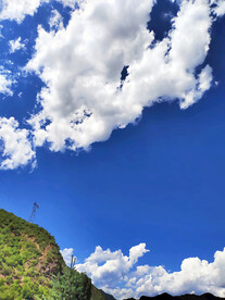 蓝天白云