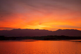 晚霞 夕阳 