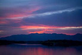 晚霞 夕阳