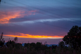  晚霞 夕阳 
