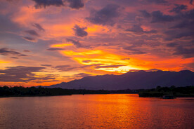 晚霞 夕阳