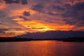 晚霞 夕阳