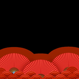  扇形边框 