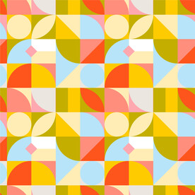 平面设计色块图案矢量图