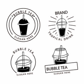 ai矢量奶茶图标