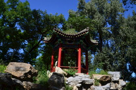 龙潭中湖风景 