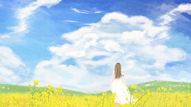  小清新简约创意海报图片