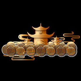 中国风祥云  