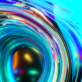 炫彩流体酸性艺术背景