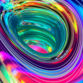 炫彩流体酸性艺术背景