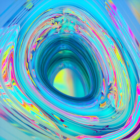 炫彩流体酸性艺术背景