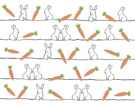 创意简笔兔子