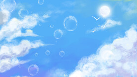  小清新简约创意海报图片