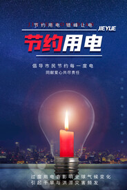 节约用电海报