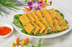 脆皮小唐菜