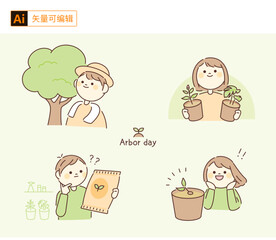 可爱卡通娃娃