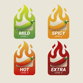 辣度级别标签 