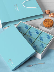 原创3D月饼盒包装样机